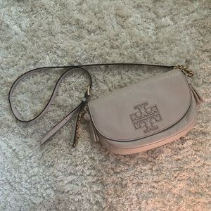 Tory Burch light pink cross body